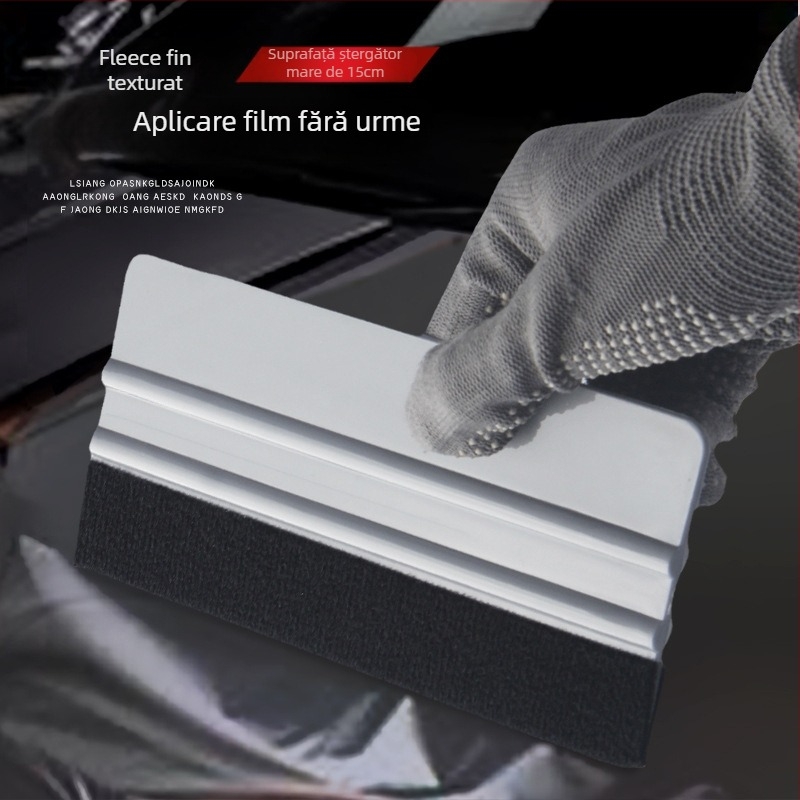 Baiyahu racletă PP pentru folie auto cu pernă de catifea