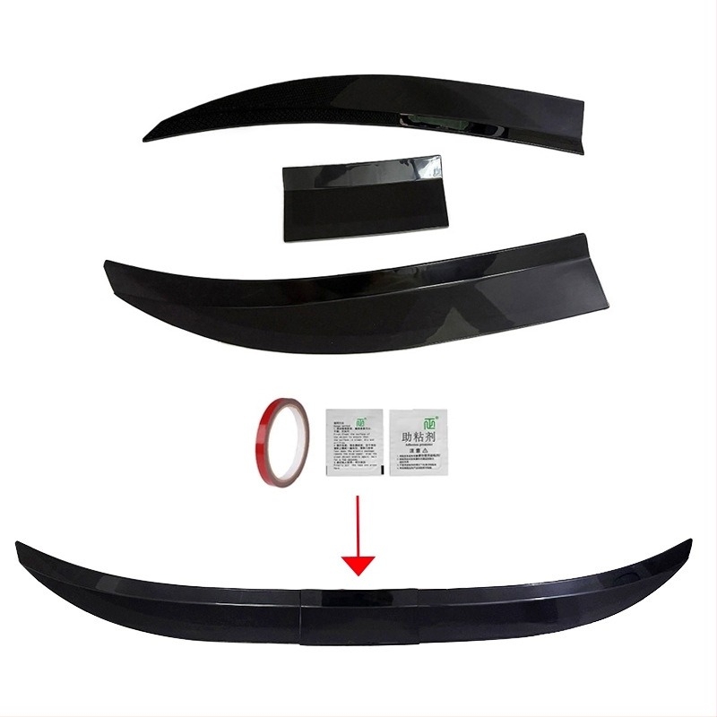 Spoiler spate pentru sedan, ABS, reglaj în trei trepte, montaj cu bandă adezivă — Kafu