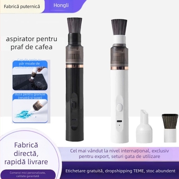 Aspirator fără fir pentru mașină, alimentare USB, aspirație maximă 9000 Pa, baterie încorporată de 500 mAh, zgomot sub 36 dB