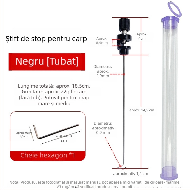 Ace blocant din aliaj pentru pescuit – unealtă rigidă de decuplare. Marcă: Fishing reiki; Material: aliaj