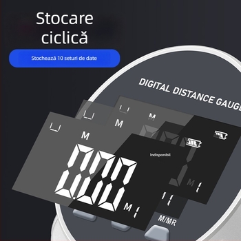 Caliper digital cu role pentru măsurarea distanțelor pe suprafețe curbate