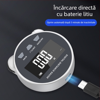 Caliper digital cu role pentru măsurarea distanțelor pe suprafețe curbate