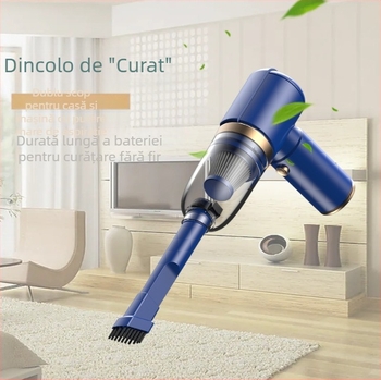 Aspirator portabil fără fir pentru mașină – umed și uscat, baterie încorporată 2000-2500mAh, 40-60W, 3100-4000Pa, zgomot sub 36dB