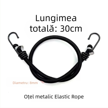 Bandă de legare cu nucleu de latex și polipropilenă, rezistență 40 kg, lungime reglabilă, marcă Risheng, pentru fixarea încărcăturilor