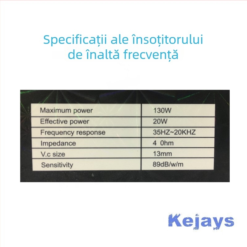 TP-066 tweeter pentru A-pillar, 4 Ω, 130 W, 35 Hz–20 kHz