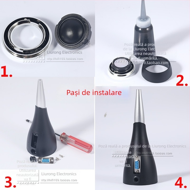 Carcasă pentru tweeter auto cu design Nautilus de vârf – cavitate goală cu 25 nuclee, carcasă fixă, accesoriu HiFi