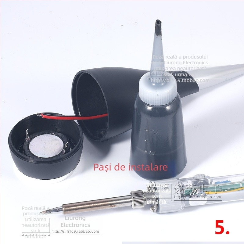 Carcasă pentru tweeter auto cu design Nautilus de vârf – cavitate goală cu 25 nuclee, carcasă fixă, accesoriu HiFi