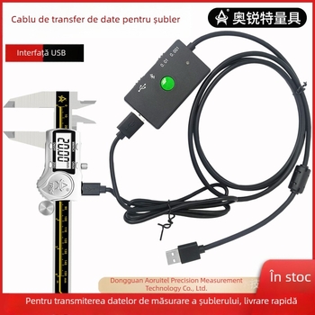 Orient Caliper digital cu cablu USB de date și conectivitate Bluetooth pentru transfer de date către calculator