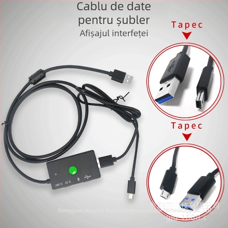 Orient Caliper digital cu cablu USB de date și conectivitate Bluetooth pentru transfer de date către calculator