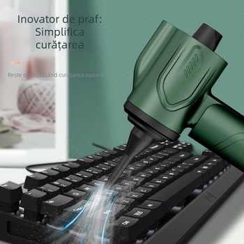 Fără fir, portabil, aspirator manual pliabil pentru mașină și casă, 3 în 1: aspirare, suflare și spălare praf, baterie încorporată, ≤36V, 12W, aspirație 10.1-15KPa