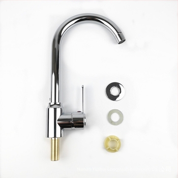 Robinet de bucătărie din oțel inoxidabil, montaj vertical, doar rece, cartuș ceramic, conexiuni 1/2" intrare/ieșire