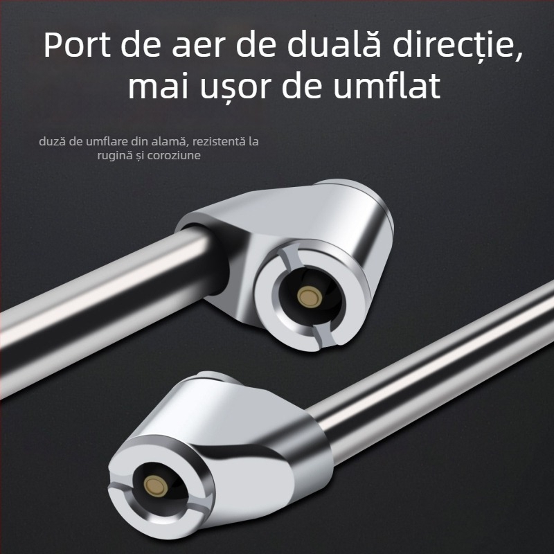 Manometru de presiune a pneurilor auto, înaltă precizie, corp din oțel, interval 0–16 kg, precizie 0,02, afișaj cu mai multe unități