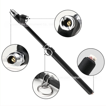 Set manometre pentru anvelope de camioane, finisaj mat — manometru stil pix, 0–150 psi, precizie 2 psi, Jujin, materiale zinc/otel inox/ABS