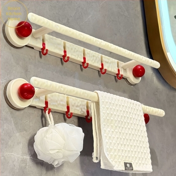 Suport de prosoape cu ventuză – Montaj pe perete, fără găuri, din plastic, 200 buc./cutie