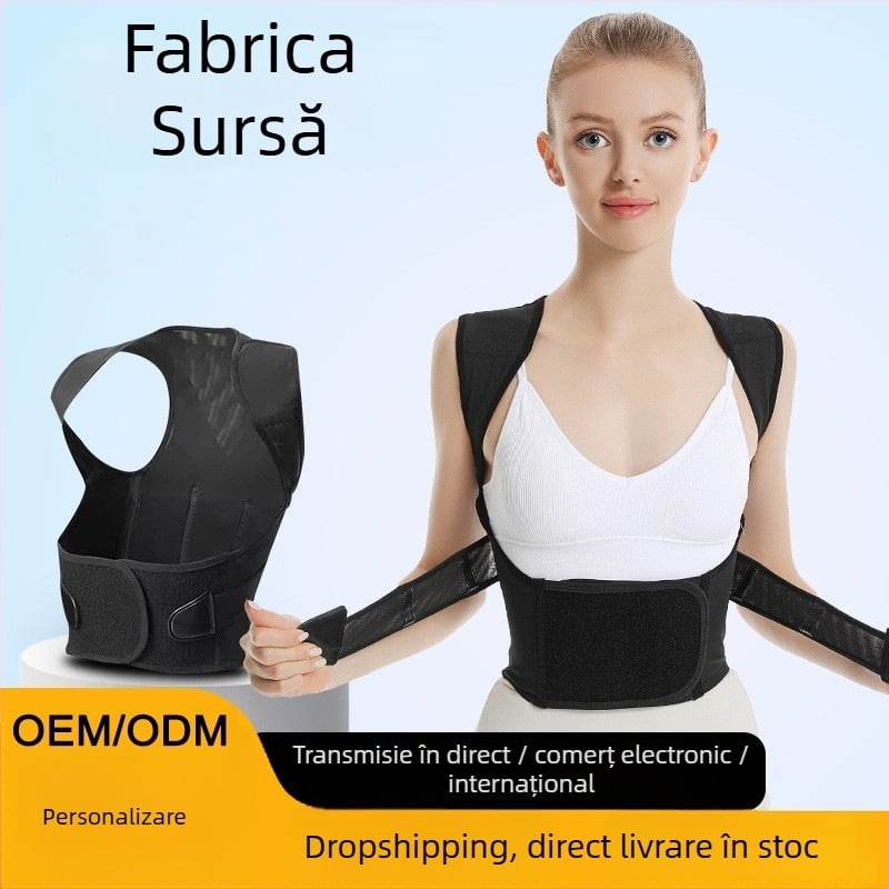 Melody U9 Curea de corecție a posturii pentru adulți și studenți, ușoară, confort de vară, corecție a poziției, utilizatori generali, model 2016