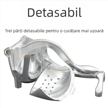 Storcător de fructe manual din aliaj de aluminiu, multifuncțional, mare