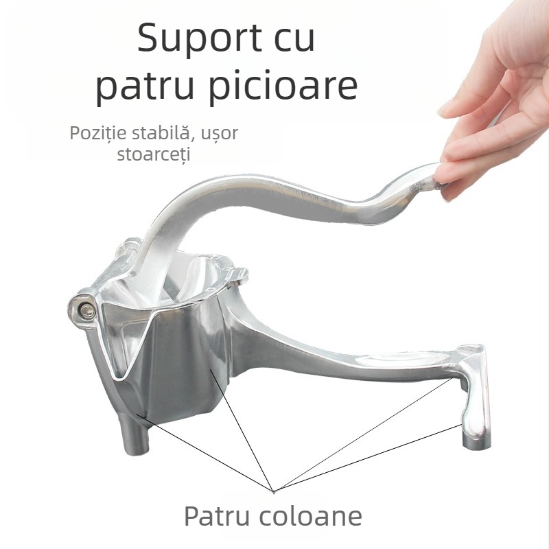 Storcător de fructe manual din aliaj de aluminiu, multifuncțional, mare
