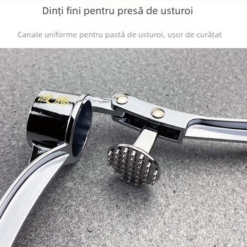 Presă de usturoi din oțel inoxidabil, manuală, multifuncțională, stil modern minimalist (material: oțel inoxidabil; utilizare: manuală; funcție: multifuncțională; stil: modern minimalist)