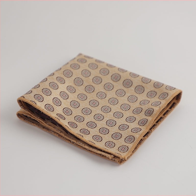 Batistă de buzunar pentru bărbați, jacquard floral, din fibre de poliester, pentru adulți, iarna 2023