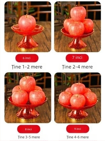 Farfurie de altar pentru fructe, din plastic, stil chinezesc, design simplu pentru ritual acasă