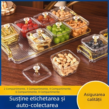 Farfurie pentru fructe Xianheng, din plastic, stil modern, calitate superioară, lansare în 2025