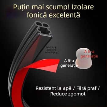Bandă de etanșare din silicon pentru ușa cabinei camionului, dublu-strat, etanșare impermeabilă și reducere a zgomotului