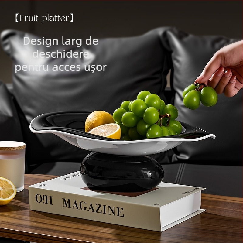 Platou pentru fructe din plastic, brand Small Nose, calitate de primă clasă, stil simplu
