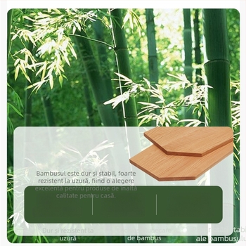 Tavă de gustări din bambus, în formă de dovleac, farfurie de fructe divizată, stil modern simplu, calitate de primă clasă