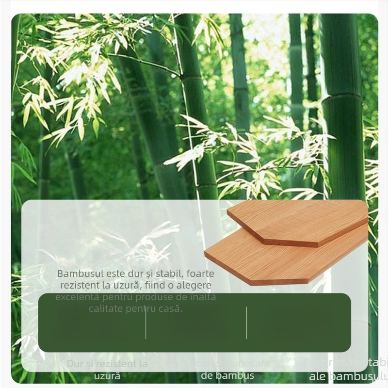 Tavă de gustări din bambus, în formă de dovleac, farfurie de fructe divizată, stil modern simplu, calitate de primă clasă