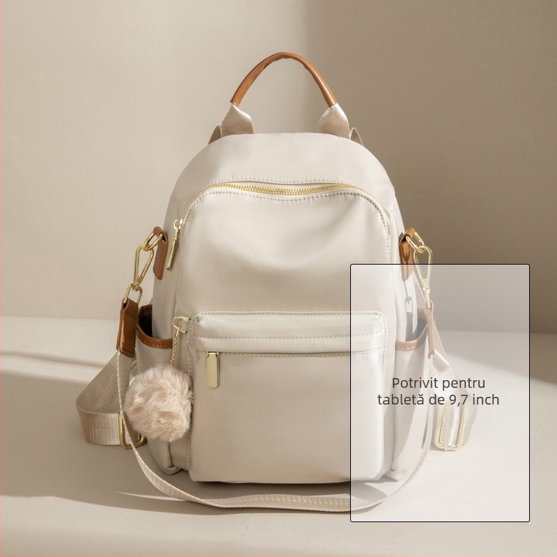 Rucsac - stil urban simplu, țesătură Oxford, închidere cu fermoar, buzunare interioare: buzunar cu fermoar și buzunar pentru telefon, cu strat intermediar