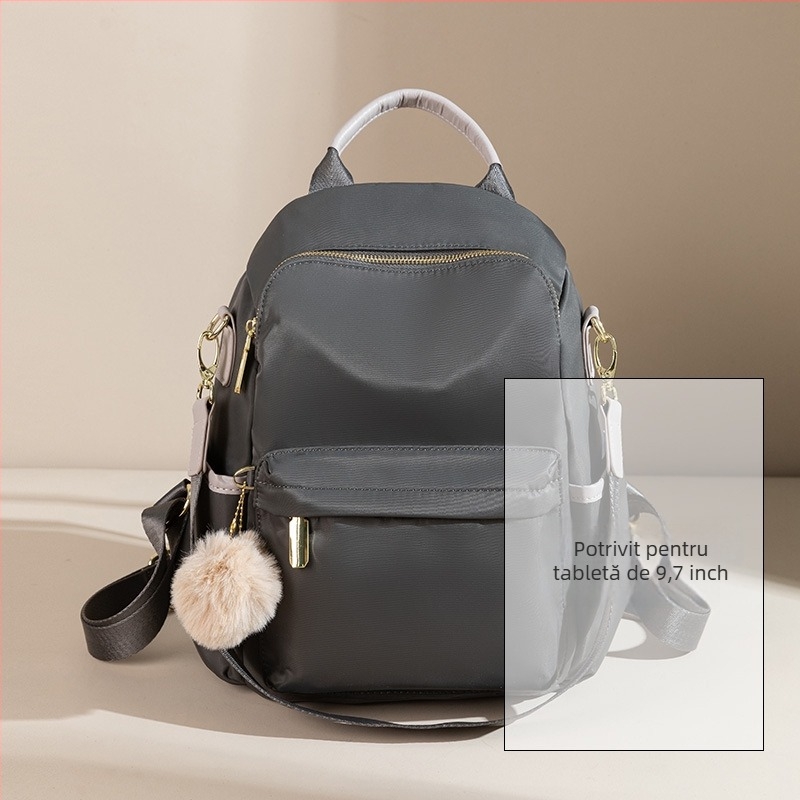 Rucsac - stil urban simplu, țesătură Oxford, închidere cu fermoar, buzunare interioare: buzunar cu fermoar și buzunar pentru telefon, cu strat intermediar