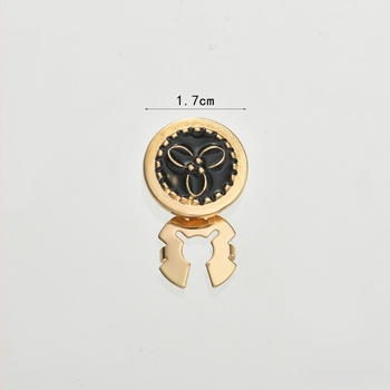 Butoni pentru manșete • aliaj metalic • placare electrolitică • cristale albe • Marca Lanhui • Unisex