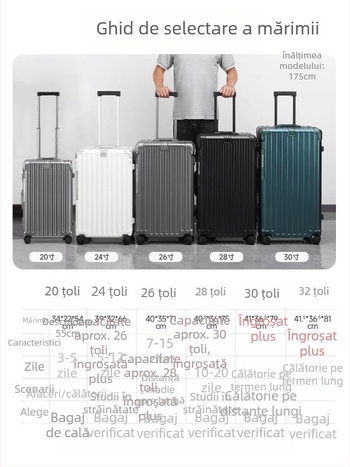 Travel valiză de cabină unisex de 20 inch, cu lacăt TSA, port USB, impermeabilă, căptușeală antibacteriană, suport pentru pahar, roți universale, separare uscat/umed