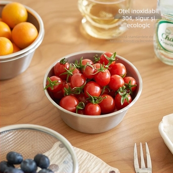 Coș de scurgere din oțel inoxidabil 304 — sită de bucătărie multifuncțională, design modern