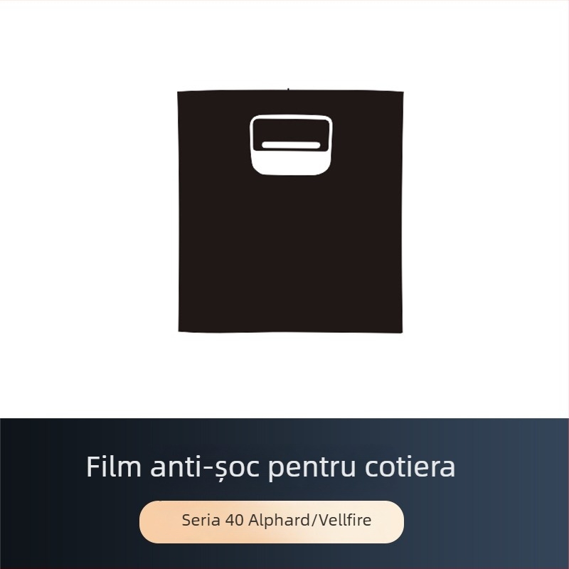 Film protector anti-coliziune pentru ușa și brațul interior Alphard/Vellfire, PVC, ALF40, Happy Fire, adeziv anti-coliziune