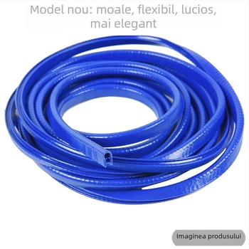 Bandă anti-coliziune pentru ușa mașinii - universală, fără adeziv - protecție a marginii ușii - rezistență la zgârieturi - element decorativ