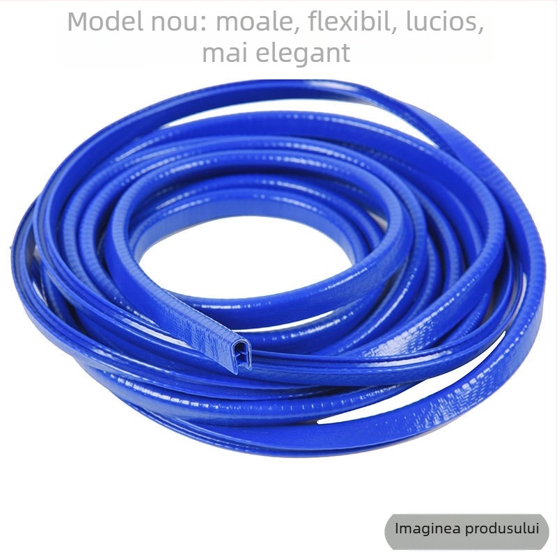 Bandă anti-coliziune pentru ușa mașinii - universală, fără adeziv - protecție a marginii ușii - rezistență la zgârieturi - element decorativ
