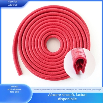 Bandă de cauciuc pentru ușa mașinii, anti-coliziune – Haokai, personalizabilă, model: bandă anti-coliziune