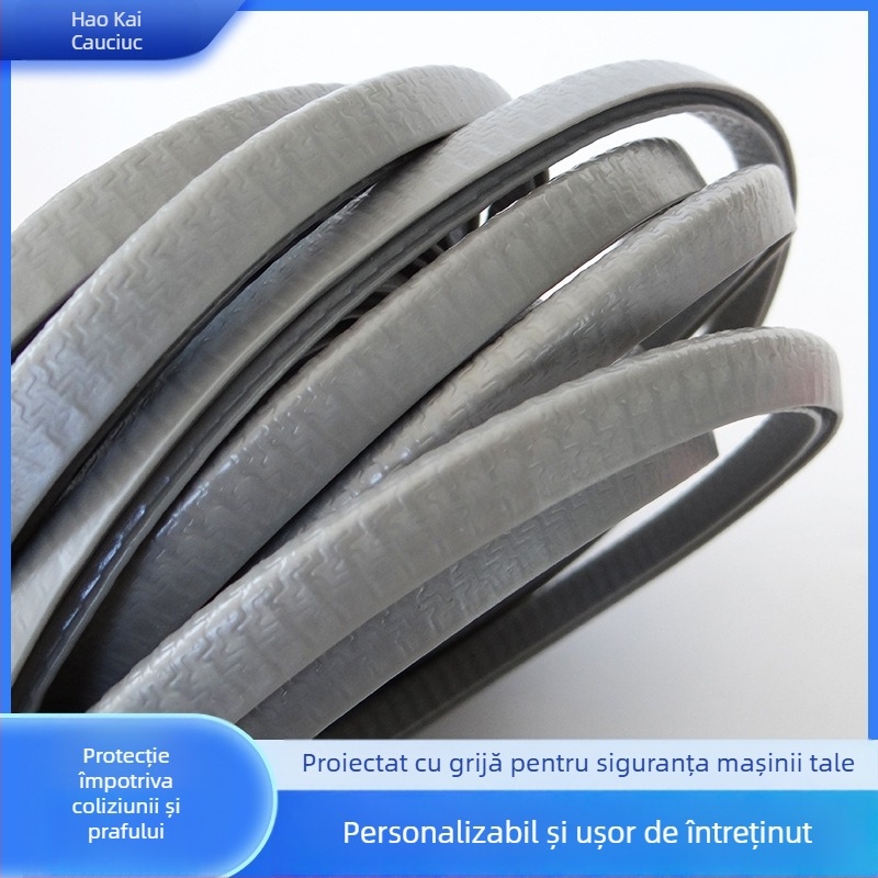 Bandă de cauciuc pentru ușa mașinii, anti-coliziune – Haokai, personalizabilă, model: bandă anti-coliziune
