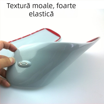 Bandă anti-coliziune pentru bara față și spate a mașinii, PVC moale cu adeziv, model YI-190, universală