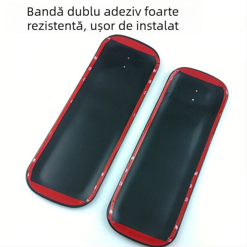 Bandă anti-coliziune pentru bara față și spate a mașinii, PVC moale cu adeziv, model YI-190, universală