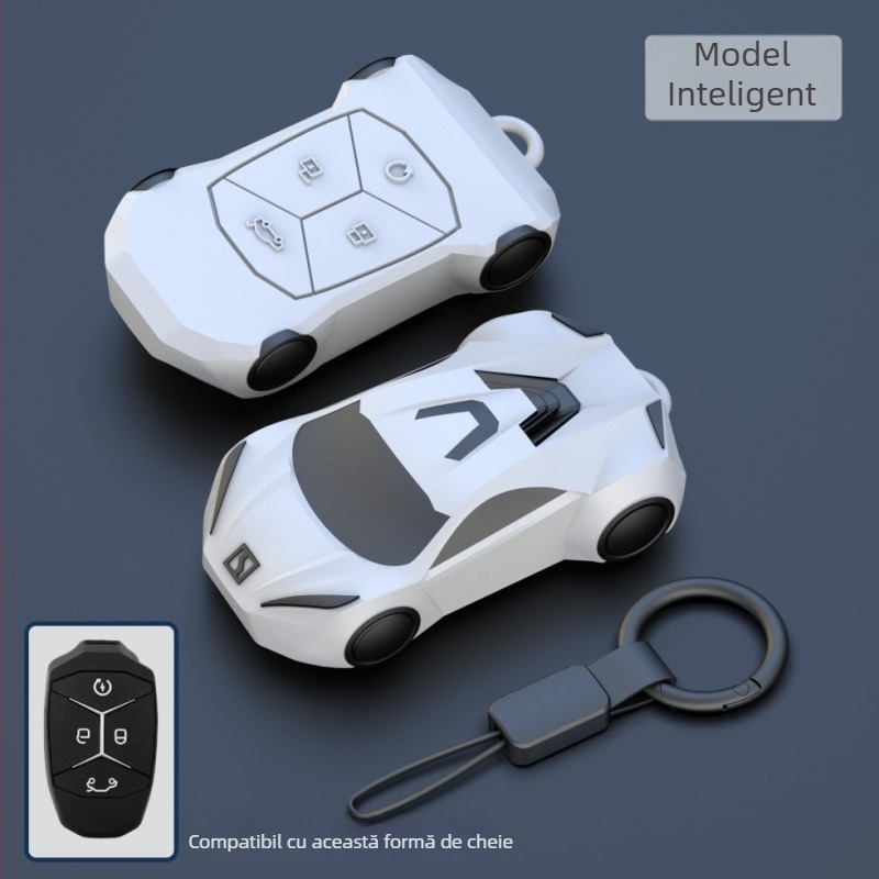 Husă cheie Lynk & Co 03, PVC, stil modern, personalizabil