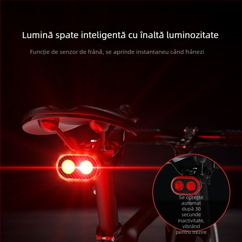 Cyclami CY300T set iluminare inteligentă frână bicicletă (faruri față și spate) – model CY300T, personalizare, certificări CE, ROHS, PSE