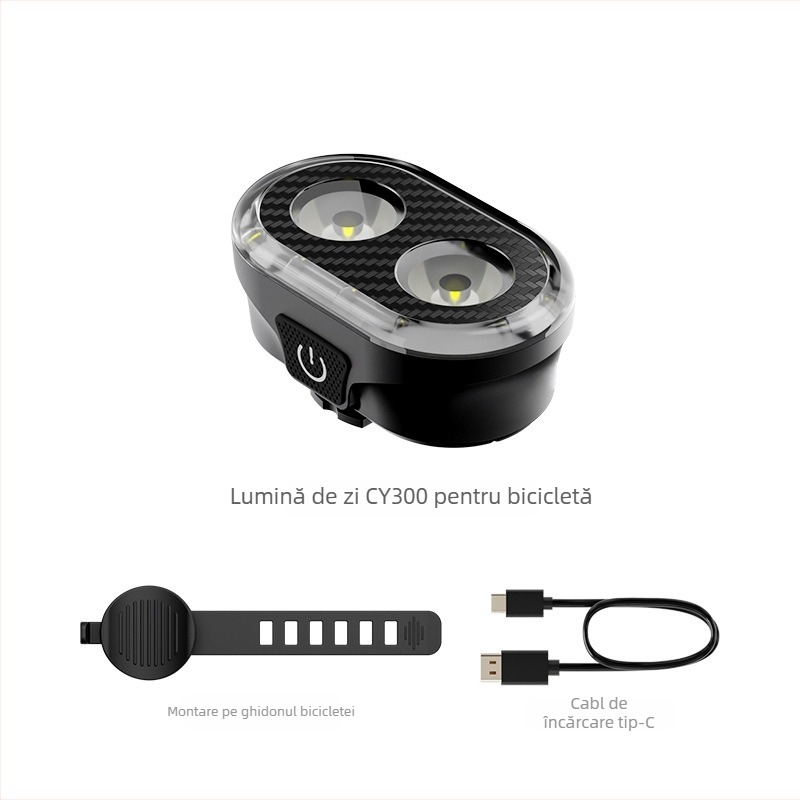 Cyclami CY300T set iluminare inteligentă frână bicicletă (faruri față și spate) – model CY300T, personalizare, certificări CE, ROHS, PSE