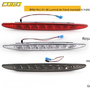 Lumină de frână LED, montură înaltă, pentru BMW Mini 01-06, model 63256935789, ABS