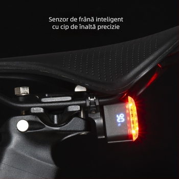 Lumină pentru bicicletă pentru plimbări nocturne, far posterior impermeabil pentru biciclete de munte și de șosea, durată lungă a bateriei | Brand: Dingtian