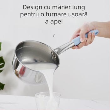 Lingură mare de supă pentru cantină, oțel inoxidabil, marca Rongyou, origine Chaozhou (China), posibilitatea imprimării logo-ului, lansată vara 2016.