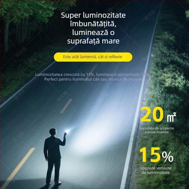 Lumină de inspecție LED magnetică încărcabilă pentru reparații auto – lampă de lucru de urgență