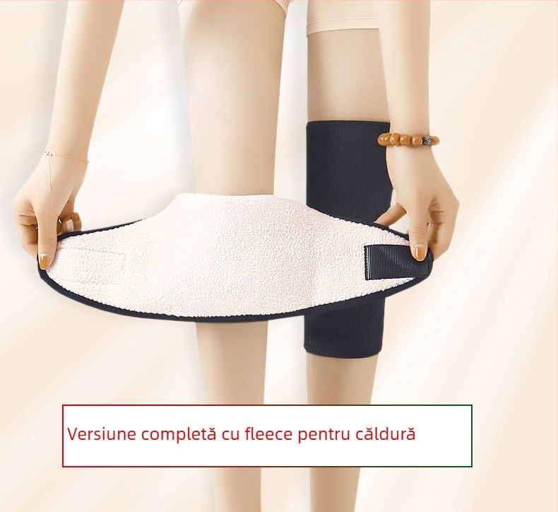 Qingyun Genunchi căptuți cu fleece pentru adulți – manșete încălzitoare pentru ciclism, toamna 2025