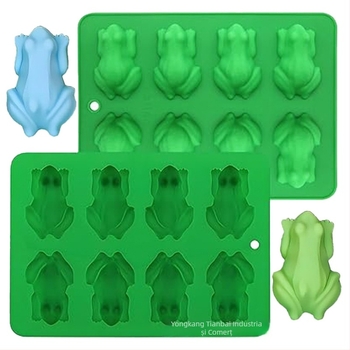 Formă de prăjituri din silicon, pătrată, cu pereți îngroșați, demoldare ușoară pentru coacere în casă